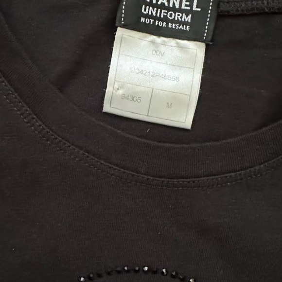 Chanel Beaded CC Logo Tee - Picture 2 of 6